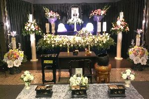 横浜市戸塚斎場・通夜・告別式のあるお葬式での写真・家族葬・密葬・一般葬イメージ